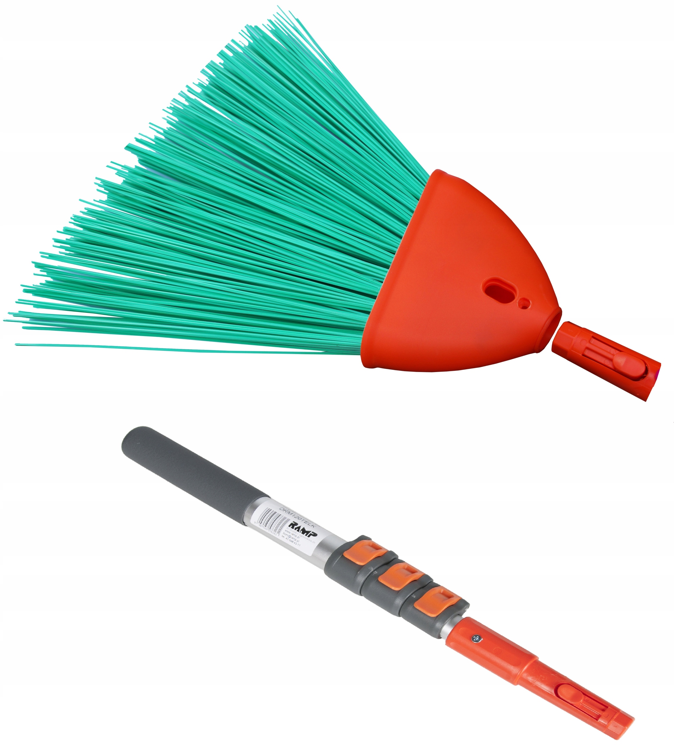 Sada na upratovanie 2 v 1 - metla + teleskopická tyč